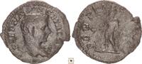 Roman Empire AR denarius Geta as Caesar, PONTIF COS II, Genius sacrificing over altar -
