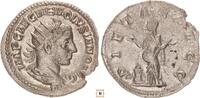 Roman Empire AR Antoninianus Volusian, PIETAS AVGG, Pietas standing -