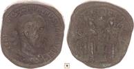 Roman Empire AE sestertius Trajan Decius, PANNONIAE, Two Pannoniae standing -