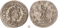 Roman Empire AR Antoninianus Philip I., PAX AETERN, Pax advancing left -