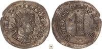 Roman Empire Antoninianus Philip I., SAECULARES AVFF, 1000th Anniversary of Rome, Column COS III -