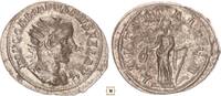 Roman Empire Antoninianus Gordian III., LAETITIA AVG N, Laetitia standing -