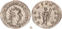 Roman Empire AR Antoninianus Trajan Decius, VBERITAS AVG, Uberitas standing -