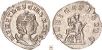 Roman Empire AR Antoninianus Herennia Etruscilla, PVDICITIA AVG, Pudicitia seated -