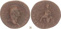 Roman Empire AE dupondius Domitian, ROMA, Roma seated, uncertain eastern mint /Thrace?/ -