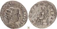 Roman Empire AR Antoninianus Gordian III., FORTVNA REDVX, Fortuna seated -