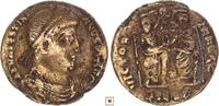 Roman Empire Fourre'e solidus Valentinian I., Two Emperors seated facing, Treveri -