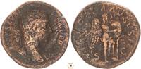 Roman Empire AE sestertius Severus Alexander, VICTORIA AVGVSTI, Victory inscribing shield: VOT X -