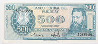 Paraguay 500 guaranies -