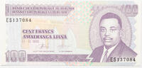 Burundi 100 francs -