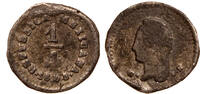 Mexico 1/4 real First Republic, G.-LR Guanajuato -