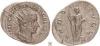Roman Empire AR Antoninianus Trebonianus Gallus, ANNONA AVGG, Annona standing -
