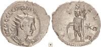 Roman Empire AR Antoninianus Volusian, VIRTUS AVGG, Virtus standing -