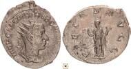 Roman Empire AR Antoninianus Trebonianus Gallus, PIETAS AVGG, Pietas standing -