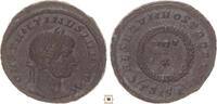 Roman Empire AE follis Constantine II. as Caesar, VOT X in wreath, Star, Siscia -