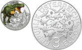 Österreich 3 euro 2020 Super Saurier TYRANNOSAURUS REX stgl 17.34 £  +  shipping