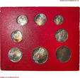 Vatican City State / Vatikanstadt Official BU Set / ORIGINAL-KMS 1966 ANNO IV Pope Paul VI (8 trial coins) MINT STATE (64/70)
