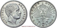 Kingdom of Italy / Königreich Italien LIRA Aquila Sabauda Victor Emmanuel III -