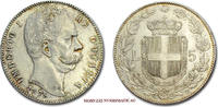 Kingdom of Italy / Königreich Italien 5 LIRE Humbert I -
