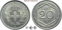 Kingdom of Italy / Königreich Italien 20 CENTESIMI, Esagono - bordo liscio Victor Emmanuel III -