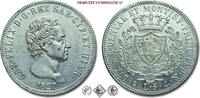 Kingdom of Sardinia / Königreich Sardinien 5 LIRE (SCUDO) Charles Felix of Sardinia -