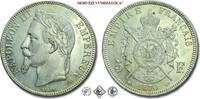 France / Frankreich 5 FRANCS / 5 FRANKEN 1870 A Napoleon III Emperor of ... 156.05 £  +  shipping