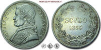 Papal States / Kirchenstaat / États pontificaux SCUDO 1854 AN IX Pope Pi... 303.43 £  +  shipping