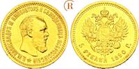 RUSSLAND Alexander III., 1881-1894 5 Rubel -
