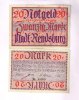 Schleswig Holstein, 20 Mark, Rendsburg, -
