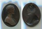 Italien, Zinn Medaillon Bronziert Dante Alighieri 1265-1321, -