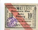 Deutsch-Westpreußen, 10 Pfg. Stuhm, -
