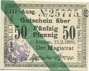 Deutsch-Westpreußen, 50 Pfg. Stuhm, -