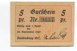 Schlesien, 5 Pfennig Seidenberg OL, -