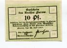 Westpreussen, 10 Pfennig Flatow, -