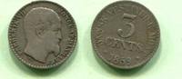 Dänisch Westindien, 3 Cents Frederik VII.1848-1863, -