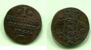 Dänemark, 1 Skilling Frederik V.1746-1766, -