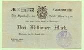 Moringen, 3 Million Mark -