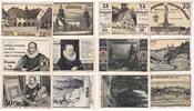 Württemberg 2x25 Pfg. 3x50 Pfg. 2 Mk. Freudenstadt, -