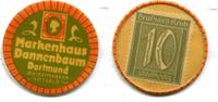 Dortmund, 10 Pfennig Markenhaus Dannenbaum, -