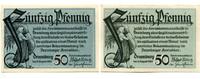Pommern, 50 Pfg. 50 Pfg. Dramburg, -