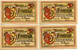 Pommern, 4x50 Pfg. Freienwalde, -