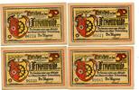 Pommern, 4x50 Pfg. Freienwalde, -