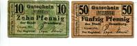 Pommern, 10 Pfg. 50 Pfg. Dramburg, -