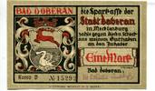 Mecklenburg, 1 Mark Doberan,Bad, -