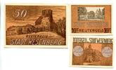 Mecklenburg, 10 Pfg. 25 Pfg. 50 Pfg. Wesenberg, -