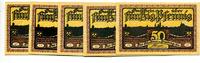 Sachsen, 5x50 Pfg. Freiberg, -