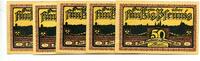 Sachsen, 5x50 Pfg. Freiberg, -