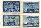 Sachsen, 4x50 Pfg. Leipzig, -