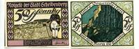 Sachsen, 50 Pfg. Scheibenberg, -