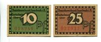Sachsen, 10 Pfg. 25 Pfg. Auerbach, -